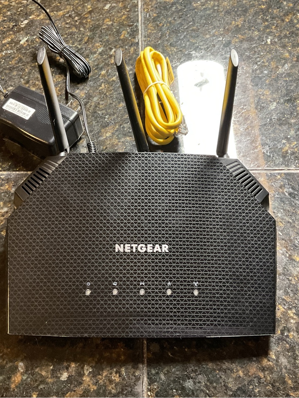 NETGEAR Black Wireless Router with 4 External Antennas